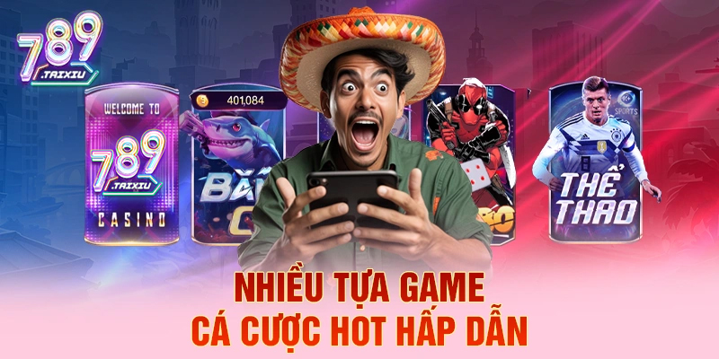 Tựa game cá cược đa dạng tại uk88